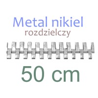 MENR  50cm zamek metal. NIKIEL rozdz.    WYBÓR KOLORÓW